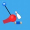 Wacky Bowling is a free and exciting  physics-based puzzle game where you aim to keep a bowling ball above the ground by swinging between 3 ledges with the primary goal of knocking all the pins off their platforms and onto the floor