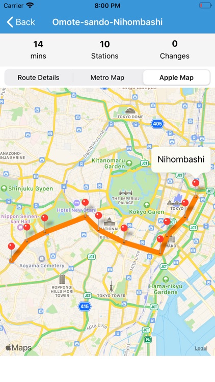 Tokyo Metro - Route Planner screenshot-4