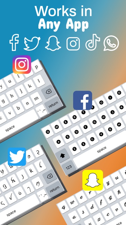 Fonts Keyboard - Cool Fonts screenshot-0