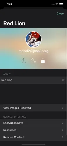 Captura 3 Monal - XMPP chat iphone