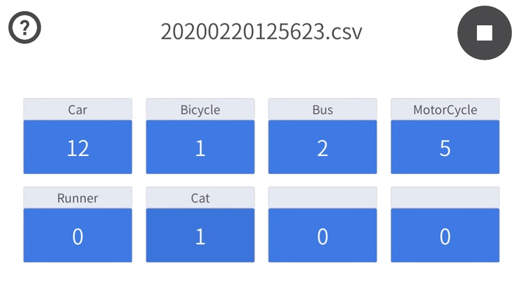 Counter CSV