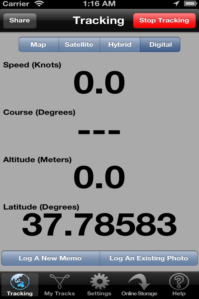 Powerboat GPS Data Logger screenshot 2