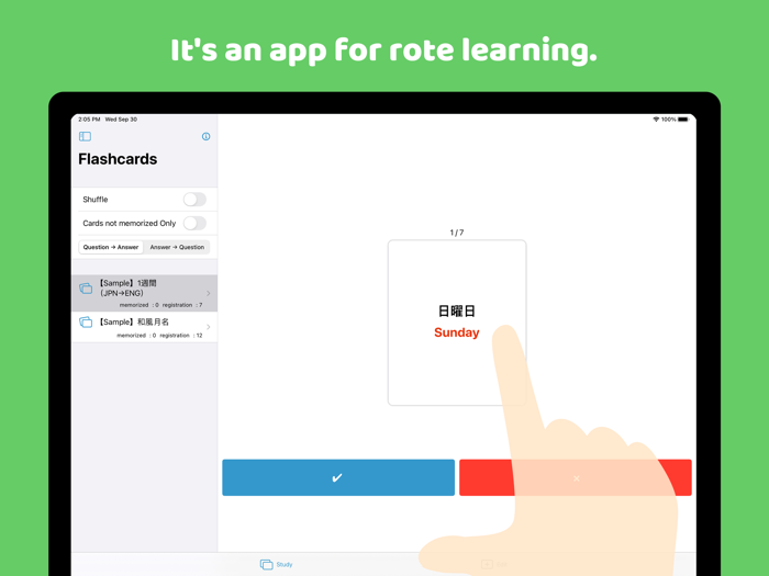 Flashcards - make it yourself