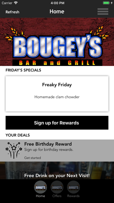 How to cancel & delete Bougey's Bar & Grill from iphone & ipad 1