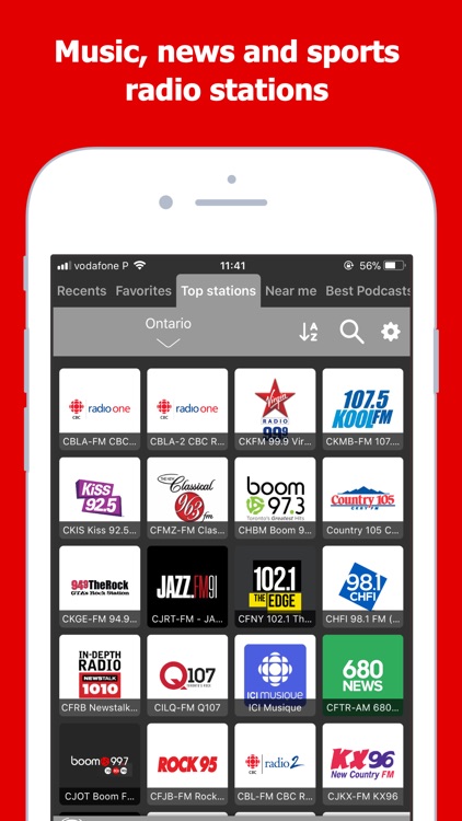 Radio Canada: Live AM FM Tuner screenshot-0