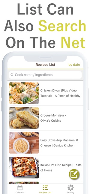 Food Recipe Menu Calendar(圖3)-速報App