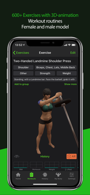 gymaholic workout tracker