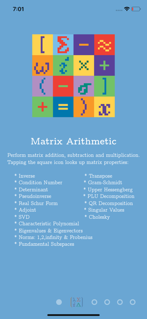 Matrix Numerics