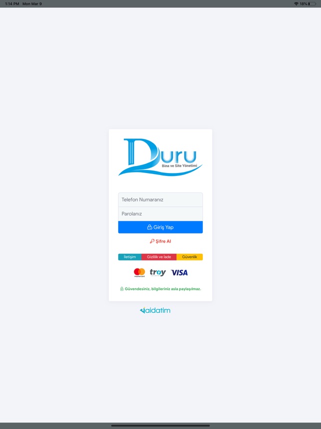 duru bina ve site yonetimi on the app store