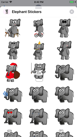 Elephant Stickers(圖2)-速報App