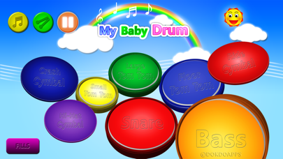 How to cancel & delete My baby Drum lite from iphone & ipad 1