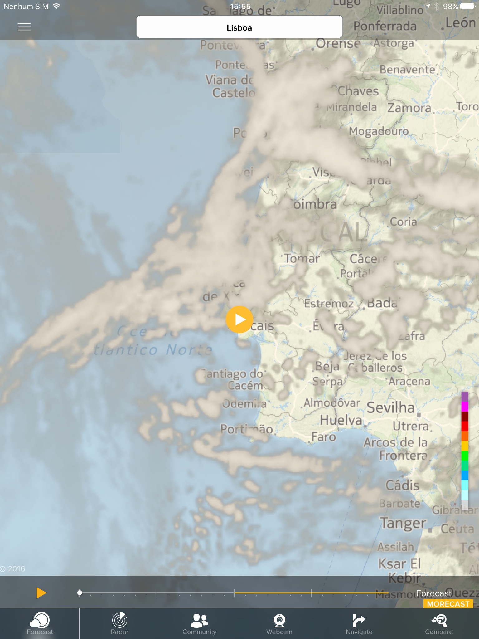 MORECAST Wetter App screenshot 2