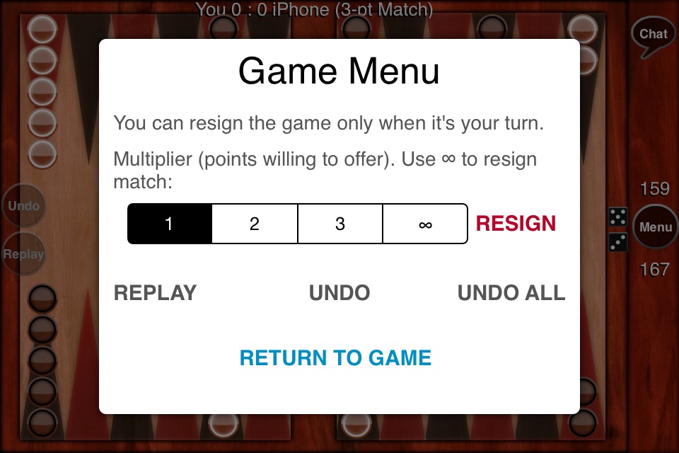 FaceMe Backgammon screenshot 2