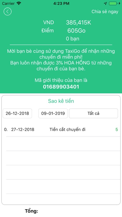 TaxiGo - Lái Xe screenshot-7