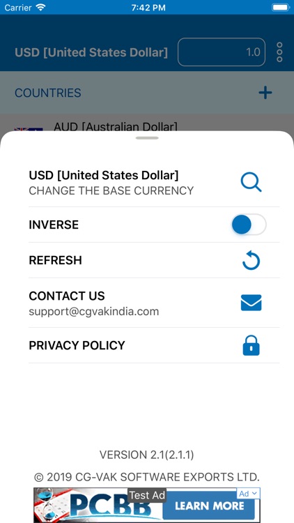 Currency Converter - CGVAK screenshot-3