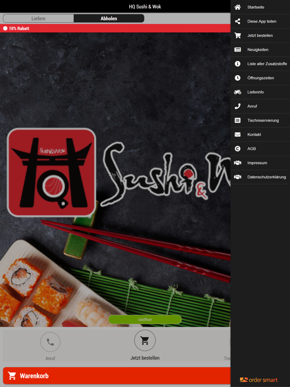 HQ Sushi & Wok screenshot 3