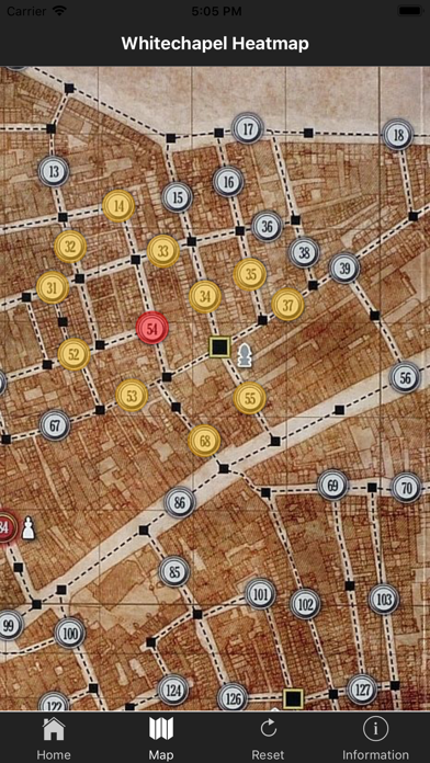 Whitechapel Heatmap screenshot 2