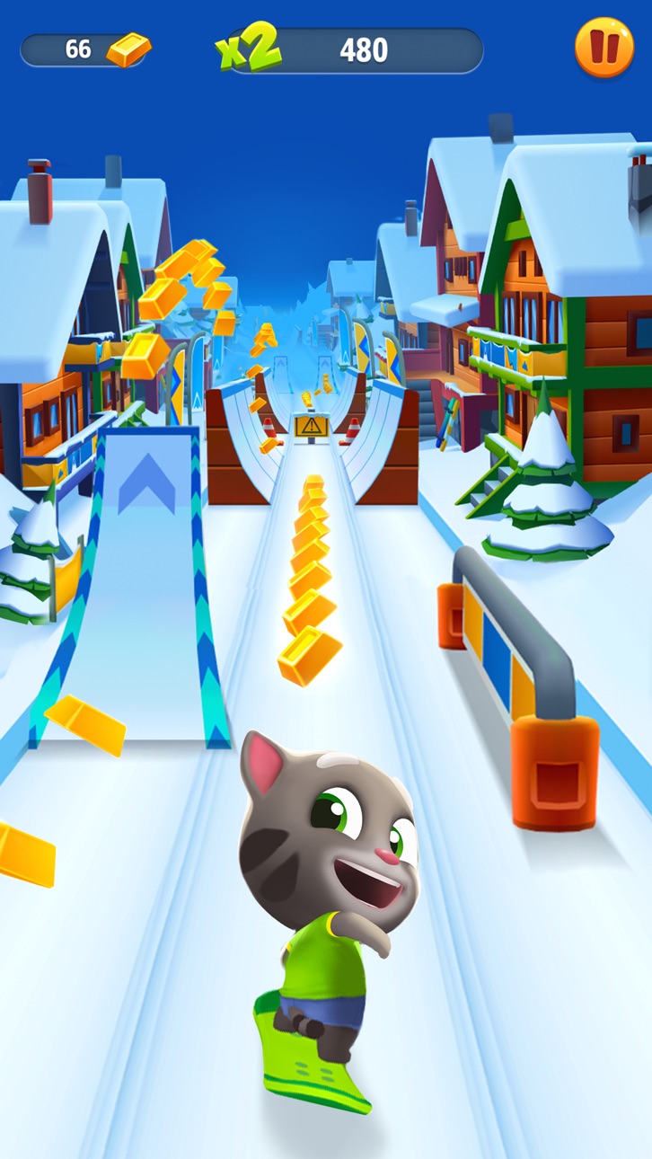 Talking Tom Gold Run - Free Hack screenshot 1 - iOS game interface