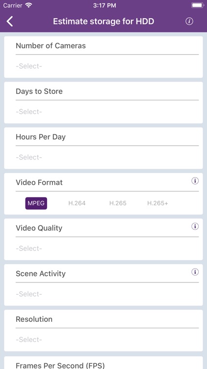 WD Purple Storage Calculator screenshot-3