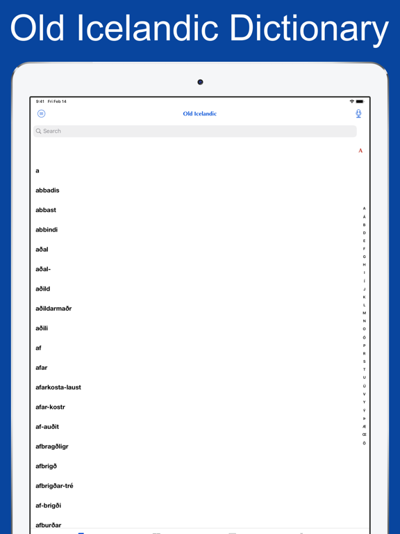 Screenshot #4 pour Old Icelandic Dictionary