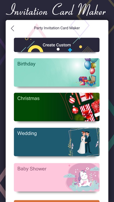 Party Invite Card Maker screenshot 2