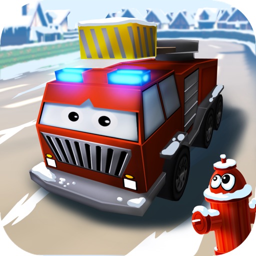 Little Fire Truck in Action - Driving Game With Cartoon Graphics for Kids icon