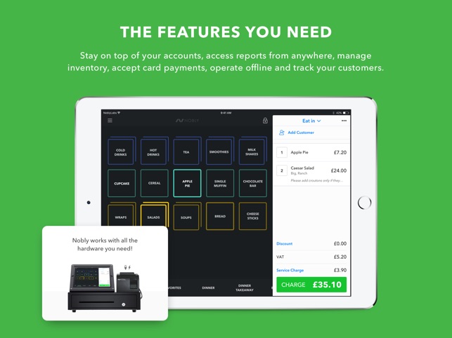 Nobly Pos Point Of Sale Till En App Store