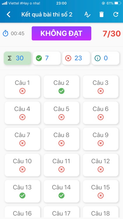 Ôn thi GPLX - Thi thu B2