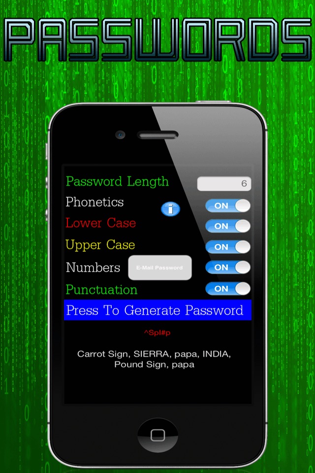 Passwords Security Generator screenshot 2