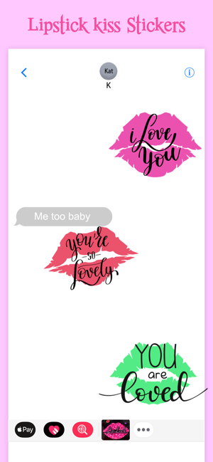 Lipstick Kiss Stickers(圖5)-速報App