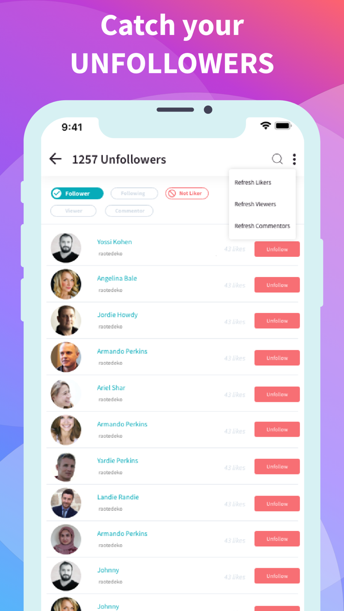 Follower Manager IG Tracker