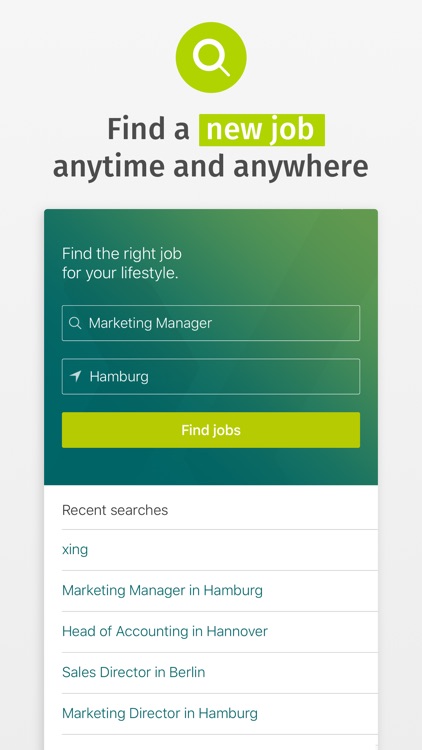 XING Jobs - Find the Right Job screenshot-0