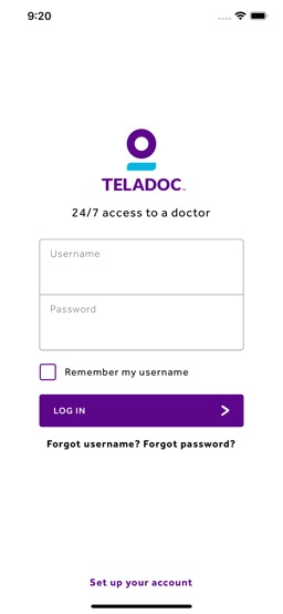 Teladoc app screenshot
