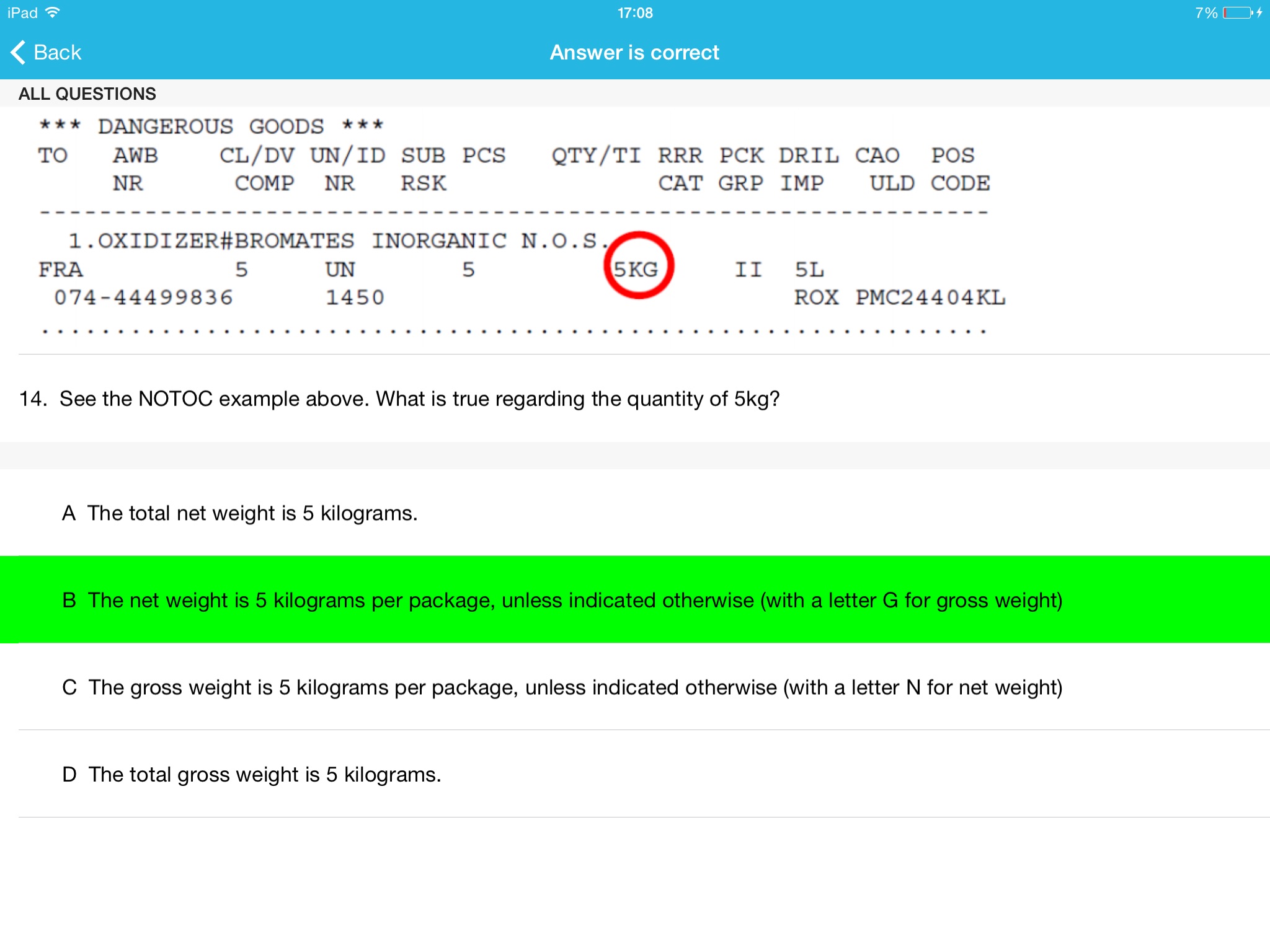 Questionnaire Trainer screenshot 4