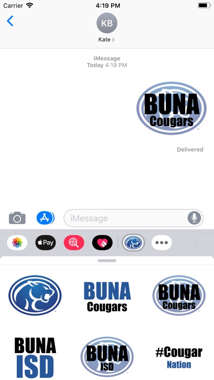 Buna Cougar Stickers