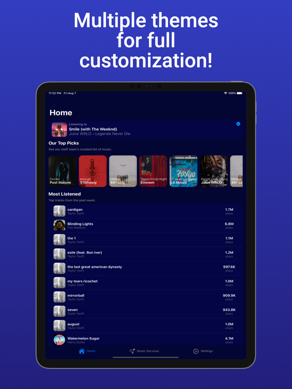 iPad Image of TuneTrack