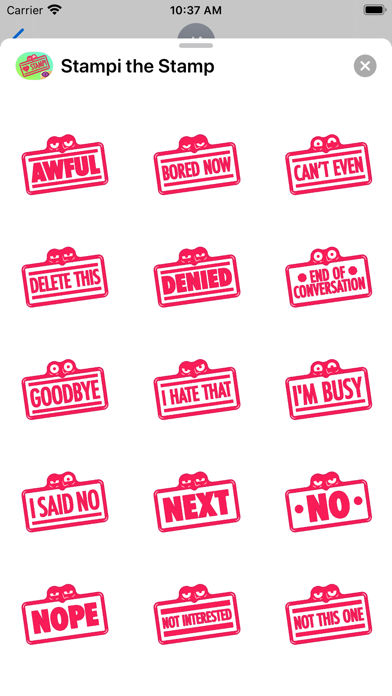 How to cancel & delete Stampi the Stamp - stickers from iphone & ipad 4