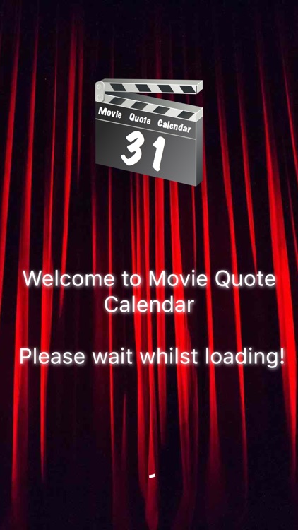 Movie Quote Calendar