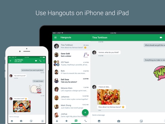 Hangouts - free messaging, video, and voice screenshot