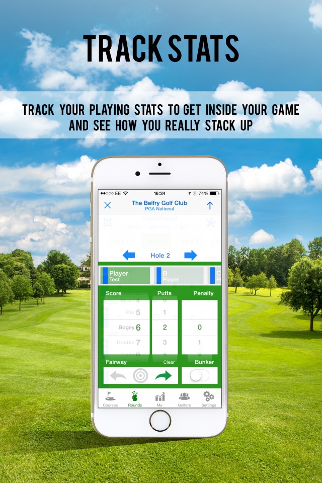 Golfshake track score+handicap screenshot 3