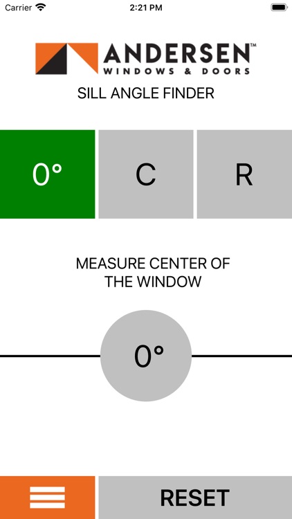 Andersen Sill Angle Finder