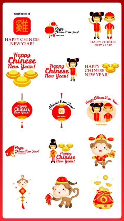 Chinese New Year Stickers Pack