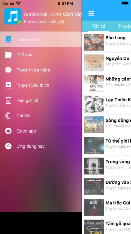 Sách nói, Truyện audio