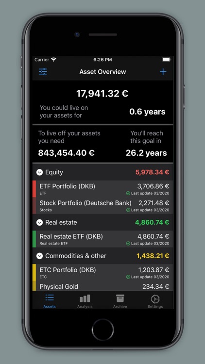 MyAssets Tracker