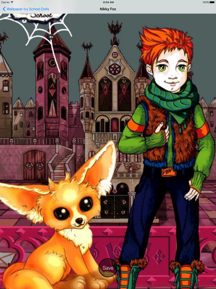 Wallpaper Ivy School Dolls