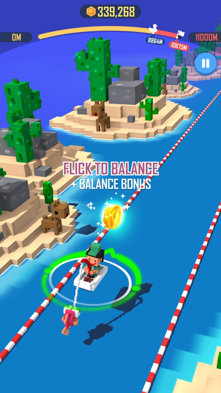 Jump Rider: Crazy Boat Hack screenshot 3 - iOS game interface