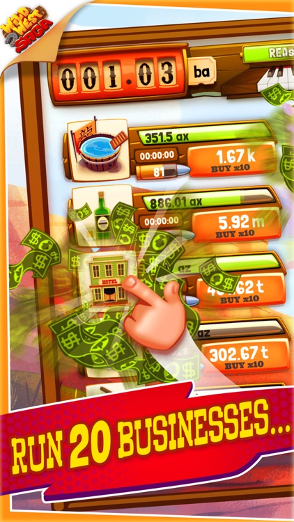 Wild West: Idle Tycoon Clicker screenshot-0