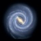 Our Galaxy uses a full 3-D interlace to show you exactly where a star is located in the galaxy along with its size and luminosity