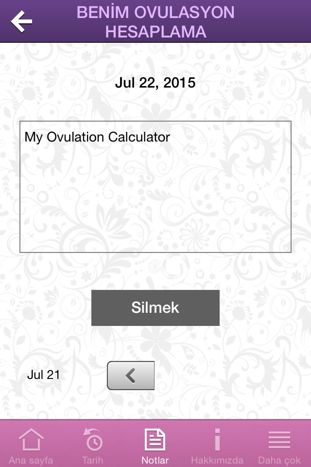 My Ovulation Cal screenshot 3