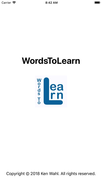 WordsToLearn